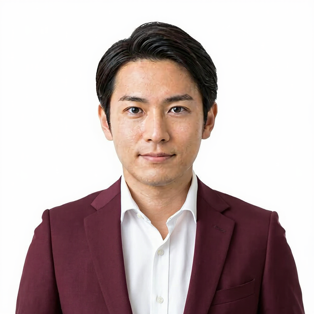 m_Burgundy Blazer Portrait