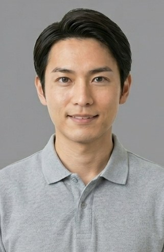 AIが生成したスーツ姿の証明写真サンプル