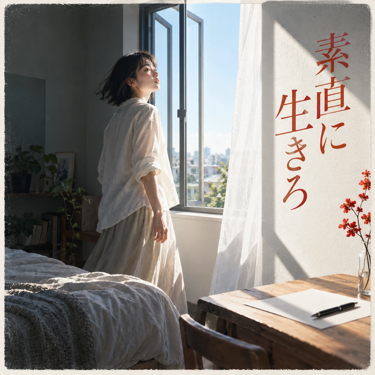 『素直に生きろ』のジャケット
