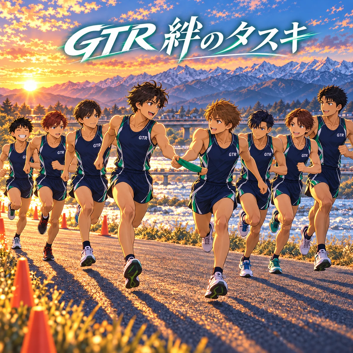 GTR『絆のタスキ(ちくま・疾走版)』のジャケット