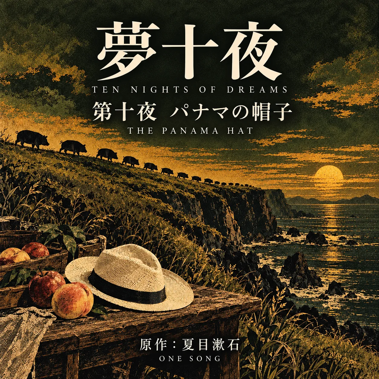 第十夜 — パナマの帽子 のジャケット