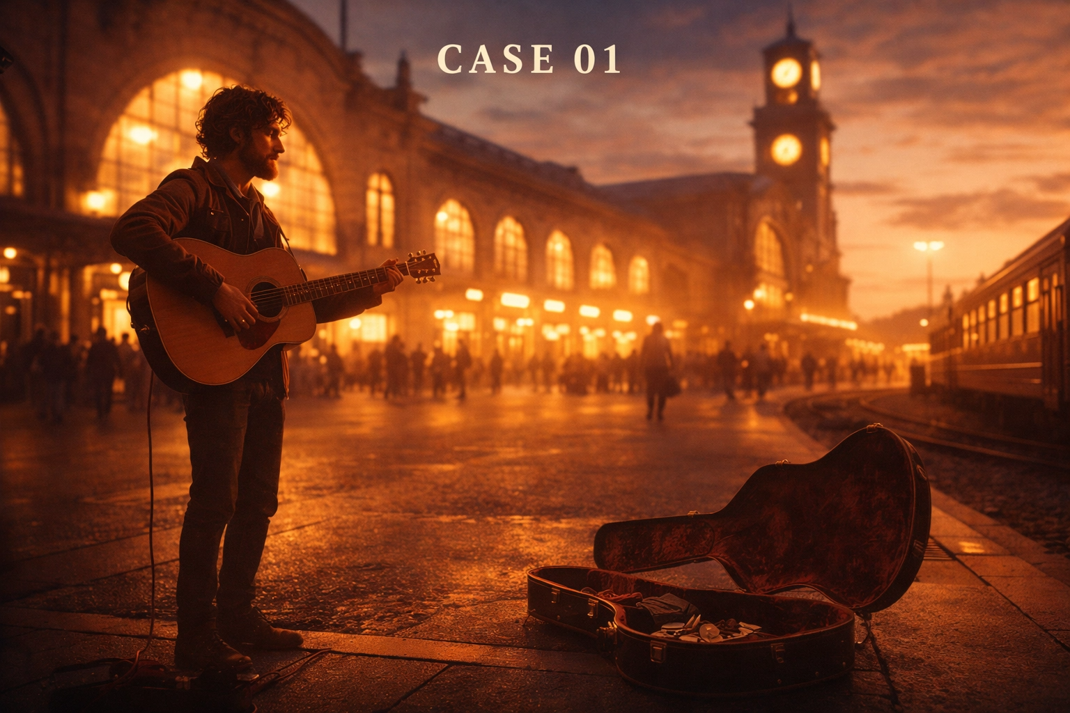 路上ライブをしていた頃の音源をアルバムに再構築した事例