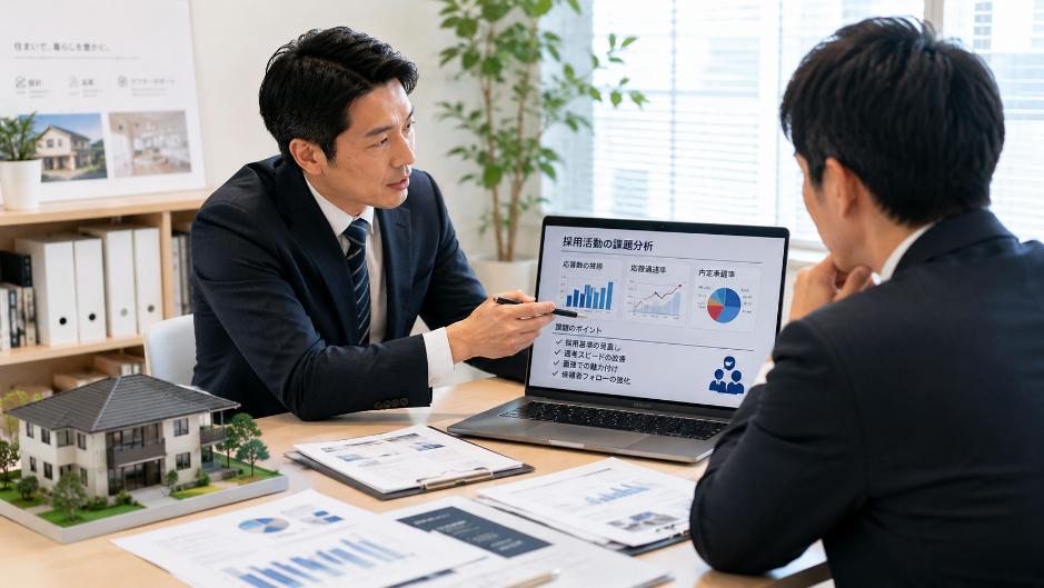 住宅営業の採用基準と面接内容を見直す採用担当者