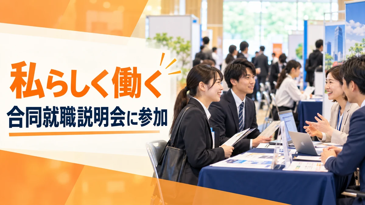 私らしく働く合同就職説明会に参加